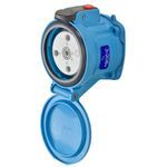 MELTRIC DECONTACTOR™ 63-34163 DSN30 Switch Rated Female Receptacle With Ground, 120/127/208/220 VAC, 30 A, 3 Pole, Blue