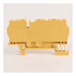Rockwell Automation Spring Clamp Terminal Block,One-Circuit Feed-Through Block,2.5mm² (# 30 AWG - # 12 AWG),2 Connection points on one side,Yellow,