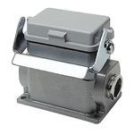 Pos-E-Kon® BB606MV Single Lever Locking Box Base, 1 x 1/2 in NPT Entry, Standard Mounting, Die Cast Aluminum Alloy