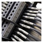 Brady® BMP® 61 BMP® 71 TLS 2200® TLS-PC Link™ PermaSleeve® PSPT-094-1-WT Single Sided Wire Marker Sleeve, 1 in W, 28 to 18 AWG Wire, B-342 Polyolefin