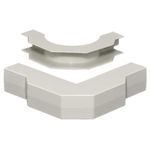PREMISE WIRING Premisetrak® PP1EEBC External Non-Metallic Elbow Base and Cover, For Use With: PremiseTrak® 1-Piece Non-Metallic Latching Raceway, PVC, Office White