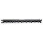 Panduit® DP245E88TGY Flat Loaded RJ45 Patch Panel, 24 Ports, Category: Cat 5e