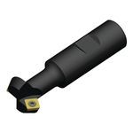 Kennametal® 1023674 Positive Indexable Chamfer Mill, 0.75 to 1.077 in Diameter Cutting, 3/4 in Shank Diameter, 3-1/4 in OAL, SDEB 26152 Insert, 0.245 in Maximum Depth of Cut, 30 deg Lead Angle, 2.0299 in Shank Length, No Through Coolant