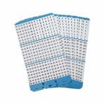 Brady® Porta-Pack® PWM-1-45 Refill Page, Black/White Legend/Background, B-500 Vinyl Cloth