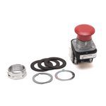 Rockwell Automation 800T-FXT6A1 Non-Illuminated Twist/Key Release Switch, 30.5 mm, 1NCLB-1NO Contact Configuration, Push-Pull/Twist-to-Release Operator, Red