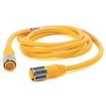 Rockwell Automation 889N-F12ACNU-3 Mini-Plus Style Standard Patch Cord, 12-Pin Straight Female x 12-Pin Straight Male Connector, 9.84 ft Cable Length