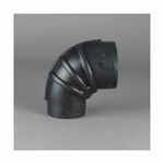 Donaldson® P121482 90 deg Reducer Elbow, 4.02 to 5 in ID, For Use With D090055 and D090073 PSD Air Cleaners, EPDM Rubber