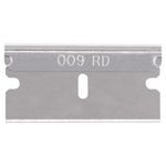 Pacific Handy Cutter™ BRB009 Ultra Sharp Blade, Carbon Steel, Single Edge Razor Blade, 1.55 in L 0.75 in W Blade, 0.009 in THK