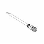 Brad® Micro-Change® 120072-0364 Single End Cordset, 1/2-20 UNF Connector, Female x Pigtail Connector, 20 ft Cable Length, 4 Pole, 2 Keyway