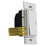 Hubbell® tradeSELECT® RDVCL153PW 1-Gang 3-Way Preset Slide Toggle Dimmer Switch, 120 VAC, 1.25 A, 1 Pole, Operation Mode: On/Off, White