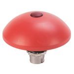 Rockwell Automation 800F Illuminated Mushroom Operators, Illuminated, Push-Pull, 90mm Half Dome, Round Metal (Type 4/13, IP66), Red, Standard Pack (Qty. 1)