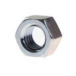 SELECTA® N51618 Hex Nut, Measurement System: Imperial, 5/16-8 Thread, Steel, Zinc Plated, Material Grade: 2