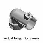 T&B® Tite-Bite® 326-TB Cable Angle Connector With Non-Insulated Throat, 1 in Trade, 1 in Knockout, Cable Openings: 1.25 to 1.468 in, Malleable Iron, Electroplated Zinc