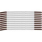 Brady® SCN15-0 Clip Sleeve™ Pre-Printed Wire Marking Sleeve, 0.154 to 0.177 in Wire, Nylon, 0 Legend