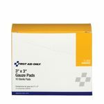 Pac-Kit® 3-200 Sealed Sterile Gauze Pad, Wall Mounting, 10 Components, Steel Case, 3-1/8 in H x 4 in W x 1-1/2 in D