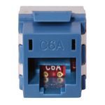 PREMISE WIRING NEXTSPEED® HJ6AW25 Ascent Cat 6A Universal Keystone Jack, 1 Ports, Thermoplastic, White
