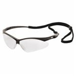 Pyramex® SB6310STP PMXTREME® Safety Eyewear With Black Lanyard Cord, Anti-Fog Lens Coating, Clear Lens, Half Framed Frame, Black Frame, Nylon Frame, Polycarbonate Lens, Specifications Met: ANSI Z87.1-2003