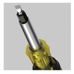 Klein® 32557 10-in-1 Heavy Duty Multi-Bit Screwdriver, Measurement System: Imperial, 7 Piece, Cushion Grip Handle, Steel