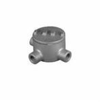 O-Z/Gedney GUAT-100A Explosionproof Conduit Outlet Box, 1 in, 3 in Cover Opening, 17 cu-in Capacity, Electroplated Zinc/Chromate/Epoxy Powder Coated