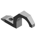T&B® 1275 Pipe Strap, 3/8 in, For Use With IMC/Rigid Conduit, Malleable Iron, Hot Dipped Galvanized