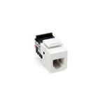 QuickPort® 41106-RW6 6-Conductor 6-Position Snap-In Connector, USOC/Voice Module, Flush Mounting, 1 Ports, Plastic