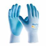 PIP® MaxiFlex® Active 34-824/S 34-824 General Purpose Gloves, Coated, Seamless Knit Style, S, Microfoam Nitrile Palm, Nylon, Light Blue, Continuous Knit Wrist Cuff, Microfoam Nitrile Coating, Resists: Abrasion, Cut, Puncture and Tear, Lycra® Lining