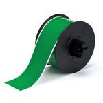 Brady® B30C-2250-595-GN Label Tape, 100 ft L x 2-1/4 in W, B-595 Vinyl Film, Green