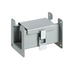 Hoffman F44L06 F10 Lay-In Straight Section Wireway, 6 in L x 4 in W x 4 in H, Butt Hinged Cover, Steel