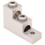 BURNDY® K11A30U K11A-U Dual Rated Universal Terminal Lug, 6 AWG to 300 kcmil Aluminum/Stranded Copper Conductor, 5/16 in Stud, 2 Bolt Holes, Aluminum