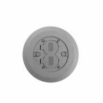 PREMISE WIRING PFBCGYA Single/Multi-Service Cover Flange Assembly, 3.88 in W, For Use With Floor Box, ABS