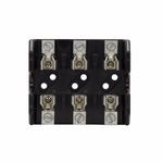 Bussmann T60030-3CR Open Fuse Block With Reinforced Spring, 600 VAC/VDC, 0.5 to 30 A, Class T, 2 AWG Wire, 3 Poles