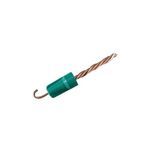 BUCHANAN B-CAP® BGR-1 Grounding Wire Connector, Classic Fin/Twist-On Shell Style, Live Action/Square Wire Spring, 14 to 10 AWG Wire, Polypropylene
