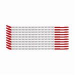 Brady® SCN10-3 Clip Sleeve™ Pre-Printed Wire Marking Sleeve, 0.11 to 0.134 in Wire, Nylon, 3 Legend