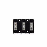 Bussmann PDB204-3 Barrier Power Terminal Block, 600 VAC/VDC, 175 A, 3 Pole, 8 to 2/0 AWG Wire
