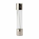 Bussmann AGC-12-R Small Dimension Fast Acting Fuse With Nickel Plated Brass End Caps, 12 A, 250 VAC, 35 A, 1 kA Interrupt, Cylindrical Body