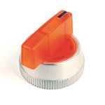 Rockwell Automation Illum. Selector Switch, Knob Lever, Amber