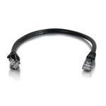 Quiktron® C2G® 03988 Snagless UTP Ethernet Network Patch Cable, Category: Cat 6, 24 AWG Stranded Bare Copper Conductor, 8P8C RJ45 Male Connector, 30 ft Cord Length