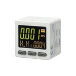 SMC® ZSE20-P-P-N01-L ZSE20 3-Screen Display High Precision Digital Pressure Switch, PNP Output, 12 to 24 VDC