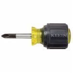 Klein® 603-1 Screwdriver, Phillips® Point, #2 Point, Steel Shank, 3-7/16 in OAL, Rubber Handle, Polished Chrome, Specifications Met: ASME Specified, Insulated: No, No ESD-Safe