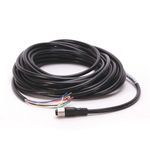 Rockwell Automation 889DS-F8AB-10 DC Micro Style Standard Patch Cord, M12 Connector, 8-Pin Straight Female Connector, 32.8 ft Cable Length
