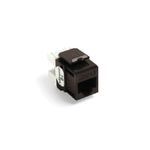 eXtreme® QuickPort® 61110-RB6 UTP Connector, Cat 6+ Module, Panel Mounting, 1 Ports, Plastic, Brown