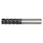 Kennametal® 5059742 HARVI™ II UGDE Corner Radius High Performance Non-Center Cutting Square End Mill, 3/4 in Diameter Cutter, 2-1/4 in Length of Cut, 5 Flutes, 3/4 in Shank Diameter, 5 in OAL, PVD-AlTiN Coated