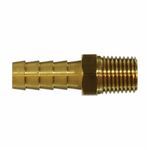 Midland Industries 32013 Rigid Adapter, Adapter, 3/8 in, Hose Barb x MNPTF End Style, Brass, Import Domestic/Import