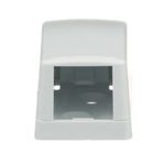 Panduit® PanNet™ CBX1WH-A 1-Port Elongated Low Profile Surface Mount Box, Mini-Com® End Module, For Use With Mini-Com® Modules and LD3/LDPH3 Raceways, Surface Mount, ABS