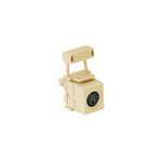QuickPort® 40734-SVI S-Video Adapter, Type 110 End A, Female End B, Ivory