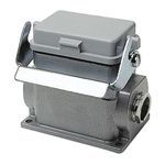 Pos-E-Kon® BB616MV Single Lever Locking Box Base, 1 x 3/4 in NPT Entry, Standard Mounting, Die Cast Aluminum Alloy