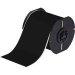 Brady® B30C-4000-595-BK All Weather Permanent Adhesive Vinyl Label Tape for B30 Printers - 4" Black, Cartridge of 100 Feet, Ribbon Series: B30-R10000-WT