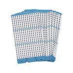 Brady® Porta-Pack® PWM-9 Refill Page, Black/White Legend/Background, B-500 Vinyl Cloth