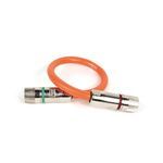 Rockwell Automation Cable, Kinetix 6000M hybrid power, IDM htec connector (pin) to IDM htec connector (socket), 12 AWG, 0.5m (1.6ft)