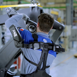 Comau MATE-XT-L Upper Body Exoskeleton, Passive, Carbon Fiber, 8 Assistance Levels, Large